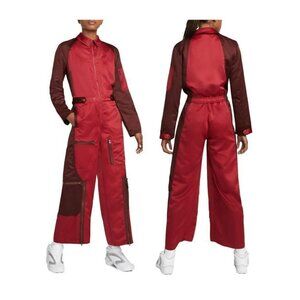 ⭐Nike Womens Jordan 23 Engineered Track Flight Suit Red Sz L $200 DM5288-690 New